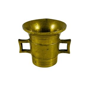 Antique Apothecary 19th Century Russian Brass Mortar